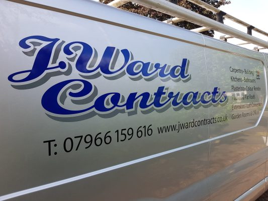 Vinyl lettering